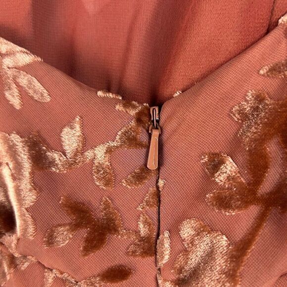 JENNY YOO Rory Velvet Cowl Neck Dress Gown - Size 2 - Picture 11 of 11